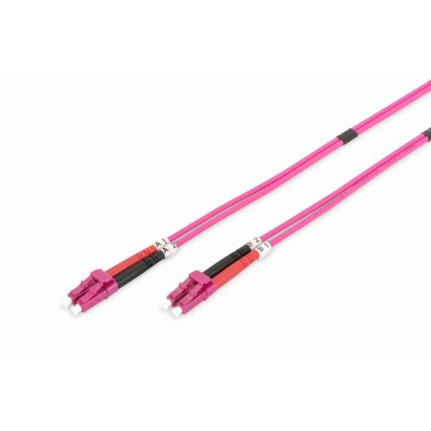 Digitus Fiber Optic Multimode Patchcord, OM4, LC / LC