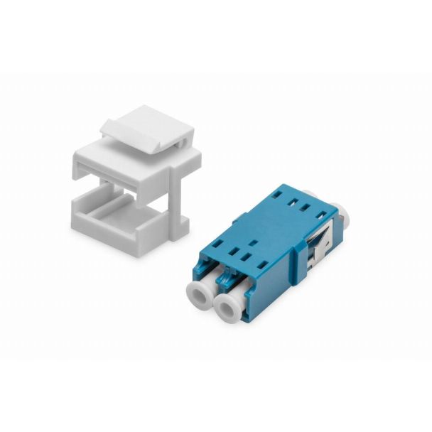 Digitus Fiber optic LC/LC duplex coupler, Singlemode, Keystone module