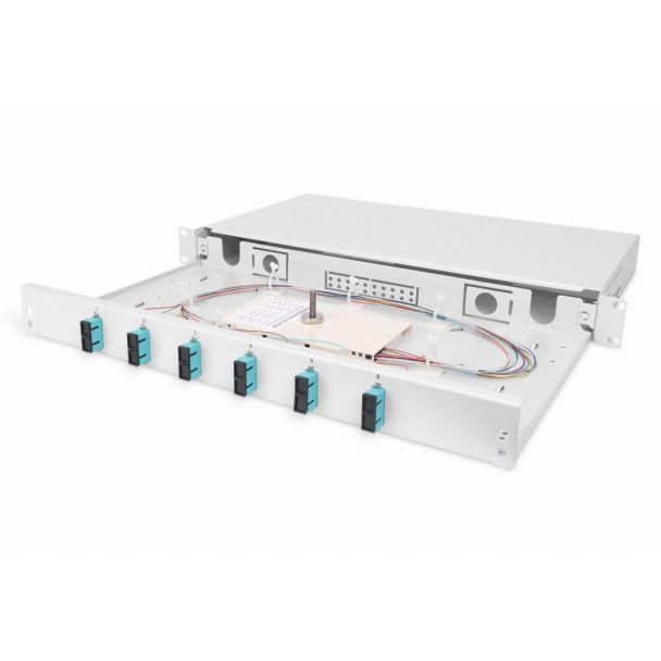 Digitus Fiber Optic Splice Box, Equipped, SC, OM3
