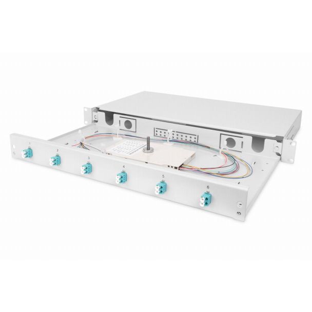 Digitus Fiber Optic Splice Box, Equipped, LC, OM3