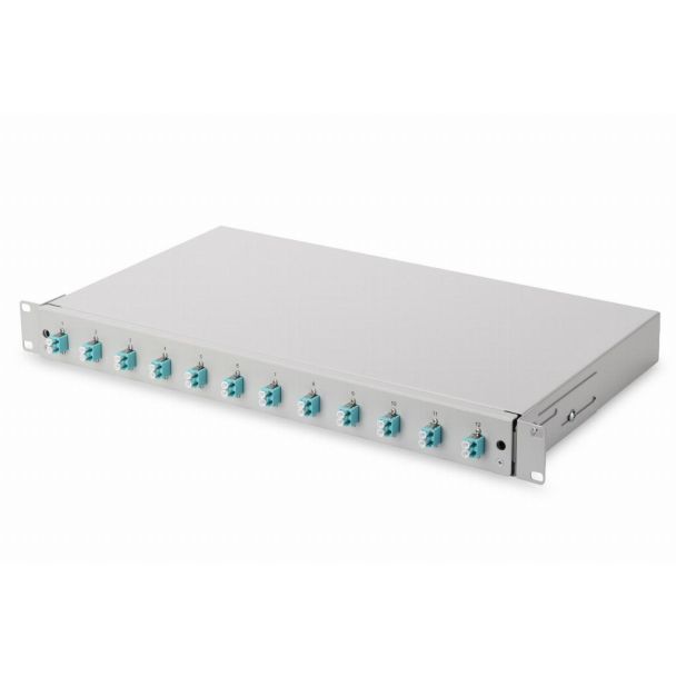 Digitus Fiber Optic Splice Box, Equipped, LC, OM3