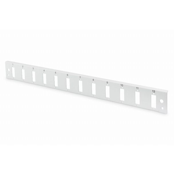 Digitus Fiber Optic Splice Box Front Panel, quick lock, 12x SC DX, 1U