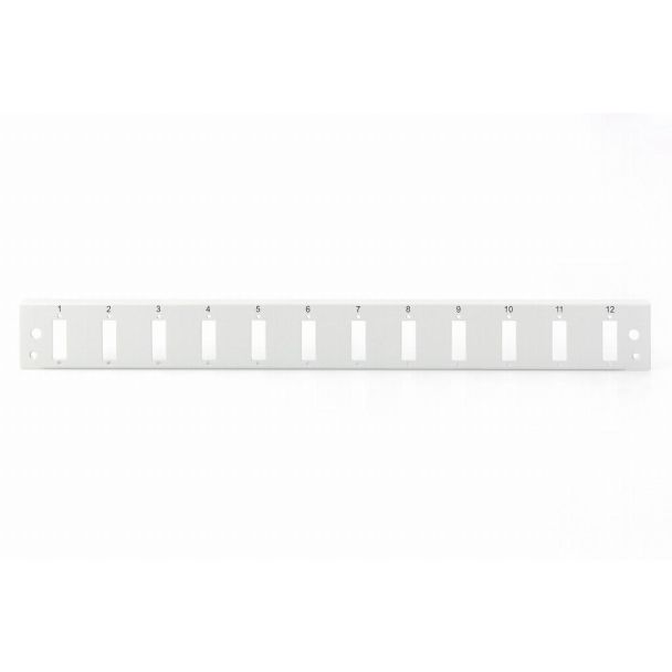 Digitus Pannello anteriore per scatola di giunzione in fibra ottica, blocco rapido, 12x SC DX, 1U