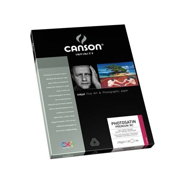 Canson Infinity PhotoSatin Premium RC 270 A4 White