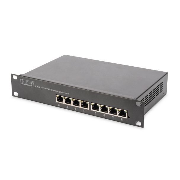 Digitus 10" Gigabit 8-Port Unmanaged Switch