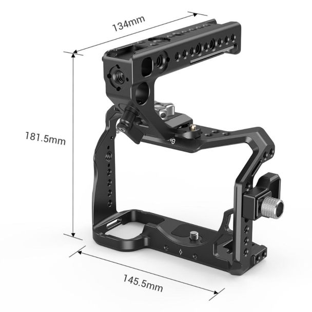 SmallRig 3009 custodia per macchine fotografiche 1/4, 3/8" Nero