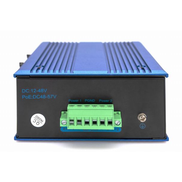 Digitus Switch di rete Fast Ethernet a 8 porte, industriale, non gestito, 1 uplink SFP