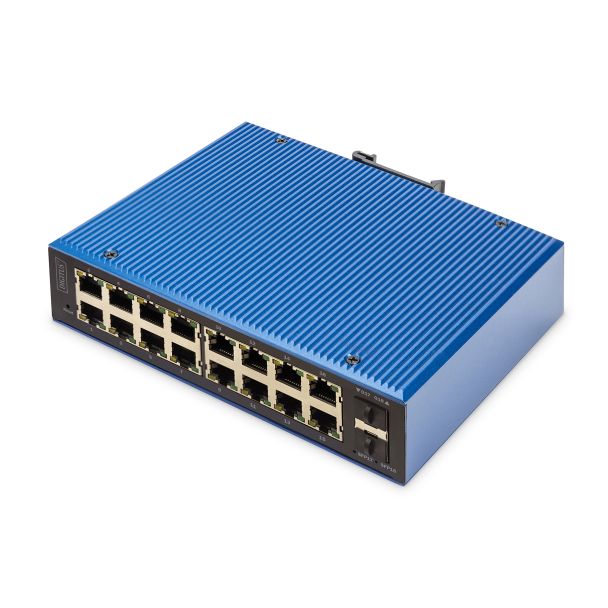 Digitus Industrial 16+2 -Port L2 managed Gigabit Ethernet Switch