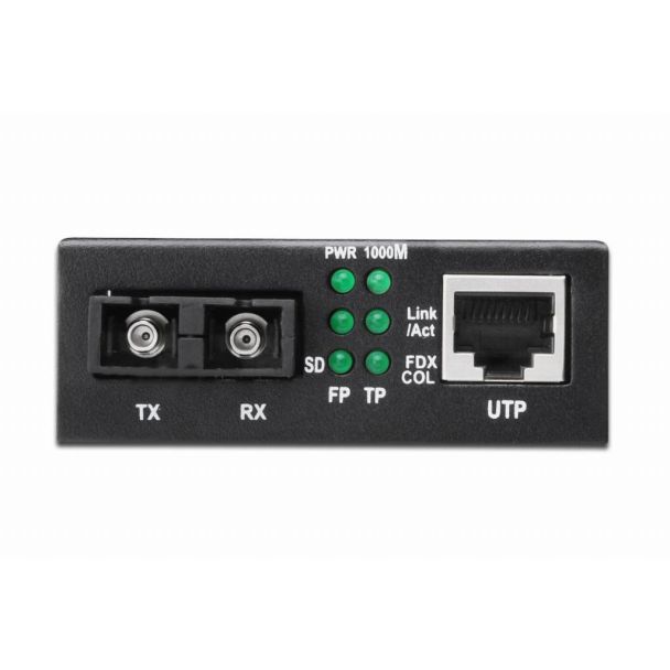 Digitus Convertitore Media Gigabit Ethernet , RJ45 / SC