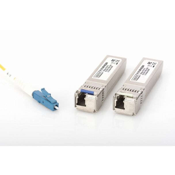 Digitus Modulo bidirezionale SFP+ 10 Gbps, monomodale, TX1270/RX1330, 10 km