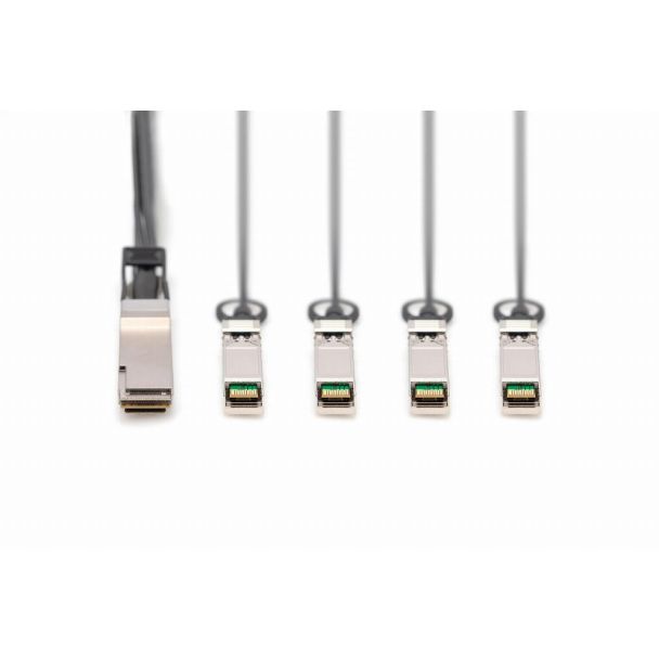 Digitus Direct Attach Cable 40G QSFP+ to 4XSFP+ 2m