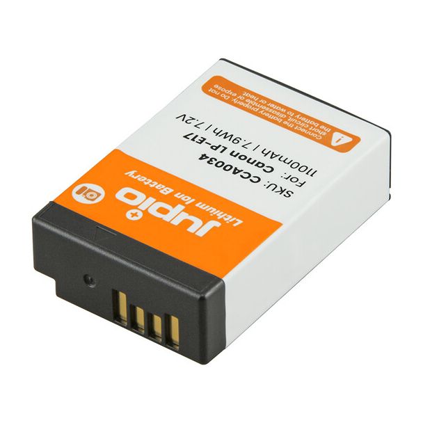 Jupio CCA0034 camera/camcorder battery Lithium-Ion (Li-Ion) 1100 mAh