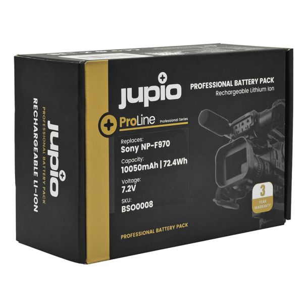 Jupio BSO0008 Batteria per fotocamera/videocamera Ioni di Litio 10050 mAh