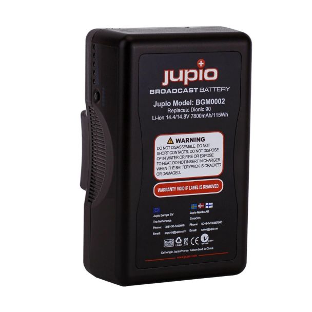 Jupio BGM0002 camera/camcorder battery Lithium-Ion (Li-Ion) 7800 mAh