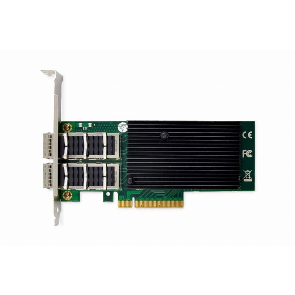 Digitus Scheda di rete a 2 porte 40 Gigabit Ethernet, QSFP+, PCI Express, chipset Mellanox