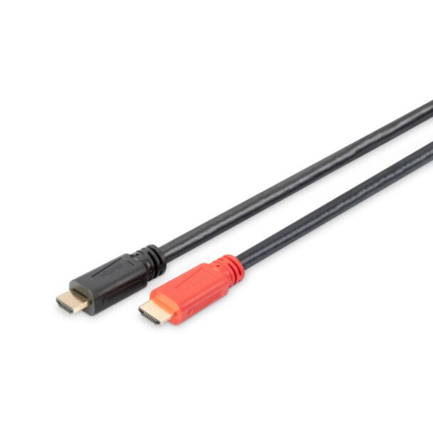 Digitus Cavo di collegamento HDMI ad alta velocità, con amplificatore