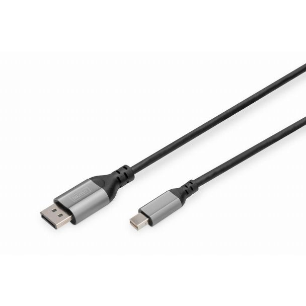 Digitus 8K DisplayPort Adapter Cable, Mini DP to DP