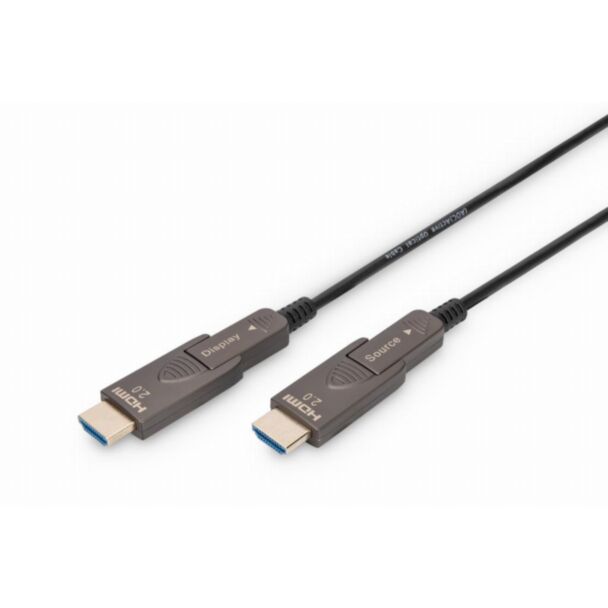 Digitus 4K - HDMI AOC Hybrid Fiber Optic Cable with 30m removable plug