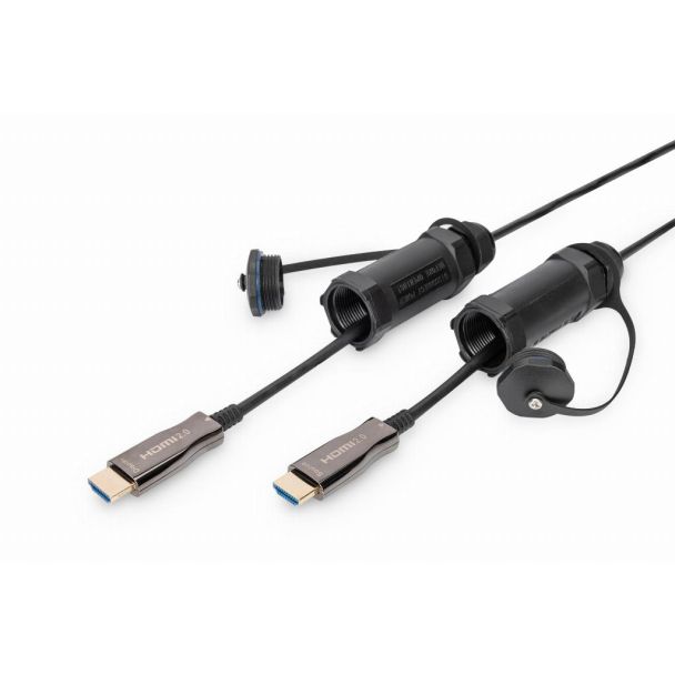Digitus Cavo di collegamento 4K HDMI AOC armato con guaina protettiva