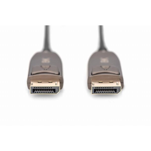 Digitus DisplayPort AOC Hybrid Fiber Optic Cable, UHD 8K, 15 m