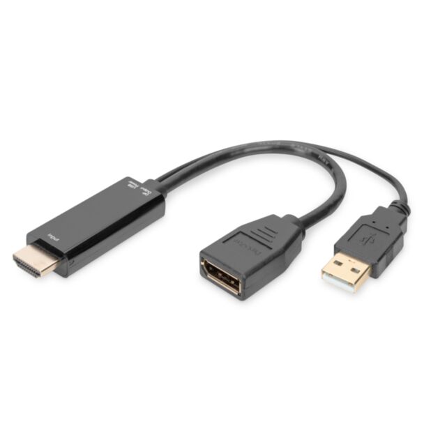 Digitus Adattatore HDMI 4K - HDMI a DisplayPort
