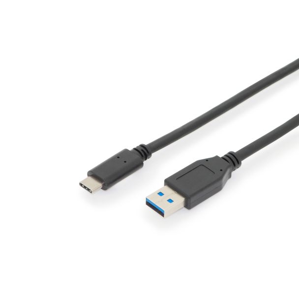 Digitus Cavo di collegamento USB-C, USB 3.2 Gen2, da USB-A a USB-C