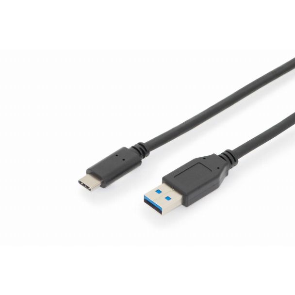 Digitus USB Type-C connection cable, Gen2, Type-C to A