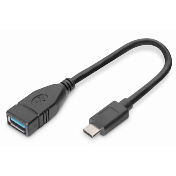 Digitus USB-C - USB-A adapter / converter, OTG, 0.15m
