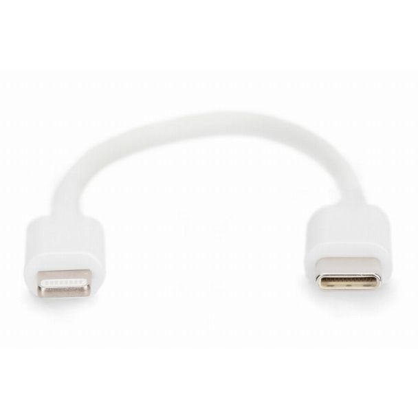 Digitus Lightning to USB-C data/charging cable, MFI-certified