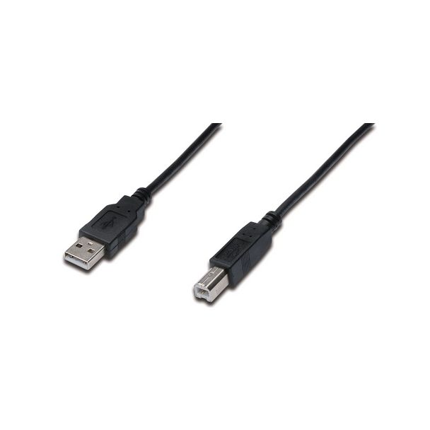 ASSMANN Electronic AK-300102-030-S USB cable 3 m USB 2.0 USB A USB B Black