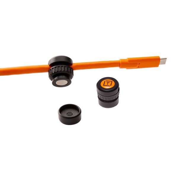 Tether Tools TetherGuard Cable Support 2er Pack Universal Cable holder Black, Orange 2 pc(s)