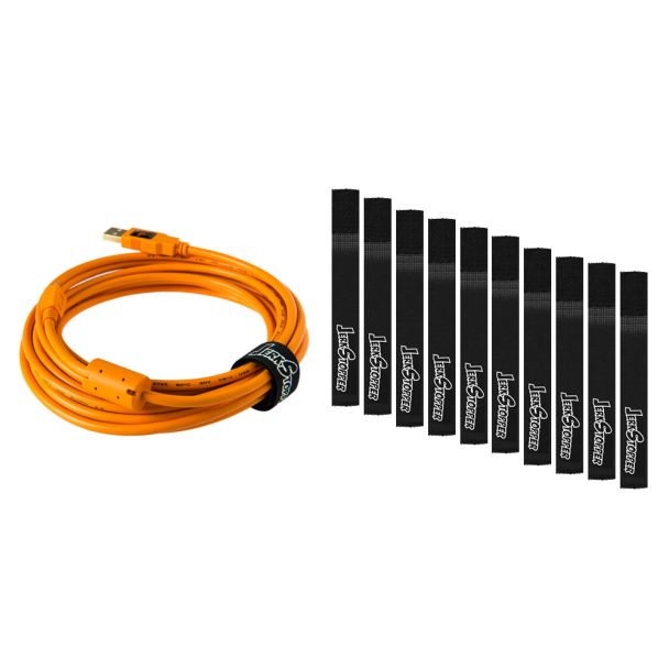 Tether Tools Starter Tethering Kit cavo USB USB 2.0 4,6 m USB A Mini-USB B Arancione