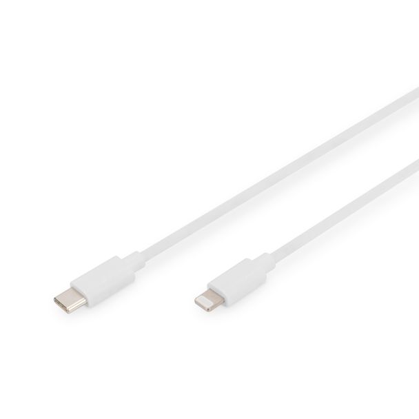 Digitus Cavo dati/ricarica USB-C - Lightning, certificato MFI, 2 m