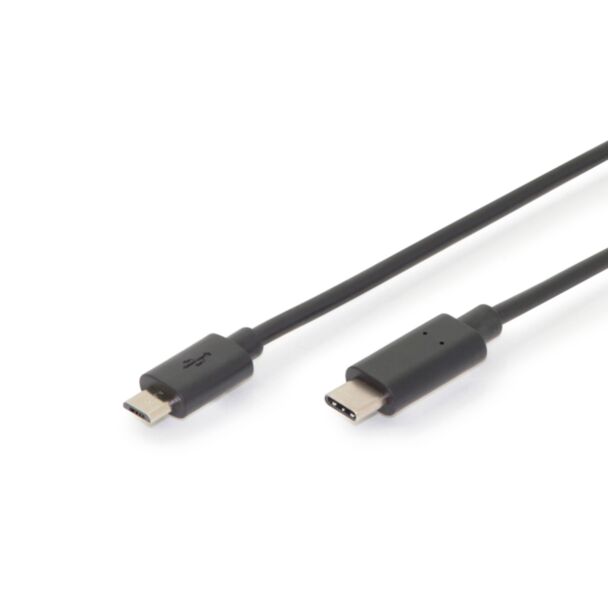 Digitus Cavo di collegamento Type-C USB, Type-C - micro B, Ver. USB 2.0