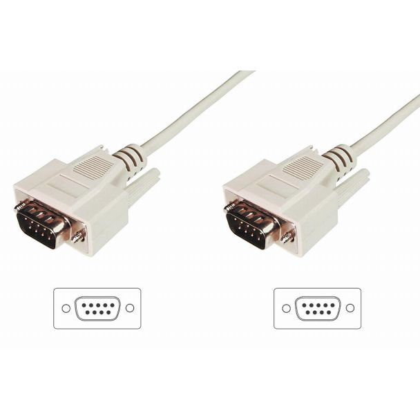 Digitus Datatransfer connection cable, D-Sub9/M - D-Sub9/M