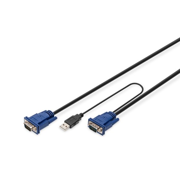Digitus KVM cable USB for KVM consoles 1.8 m