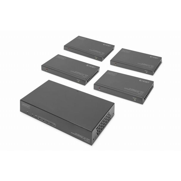 Digitus 4K HDBaseT™ 1x4 HDMI Extender Splitter Set, 150 m