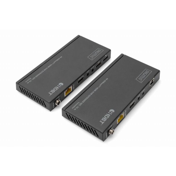 Digitus Set di estensori KVM HDMI 4K HDBaseT™, 70 m