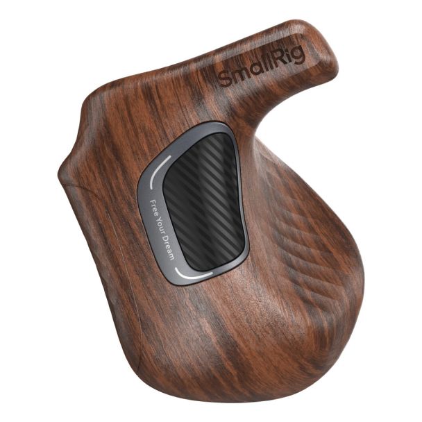 SmallRig 5162 astuccio per fotocamera digitale a batteria Impugnatura per macchina fotografica digitale Alluminio, Legno