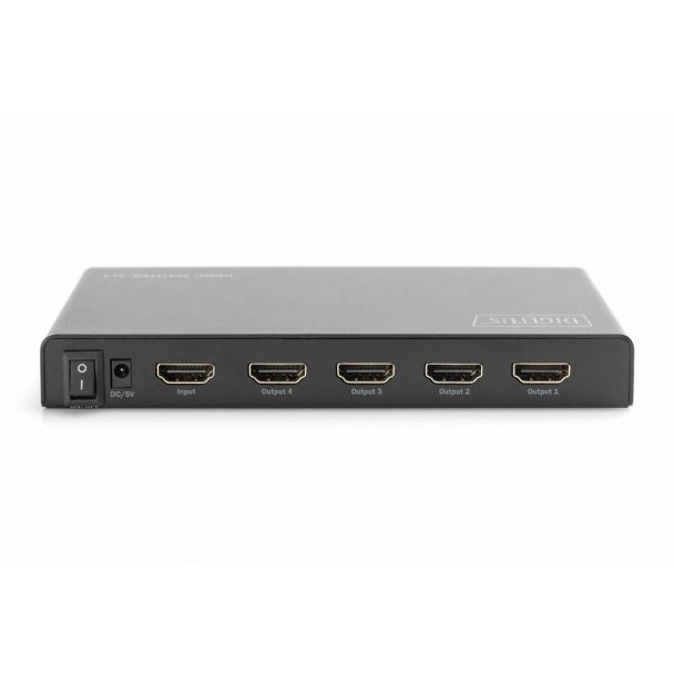 Digitus Splitter HDMI®, 1x4, 4K / 60 Hz con downscaling