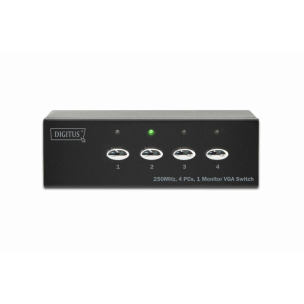 Digitus Switch VGA 4 PC, 1 Monitor