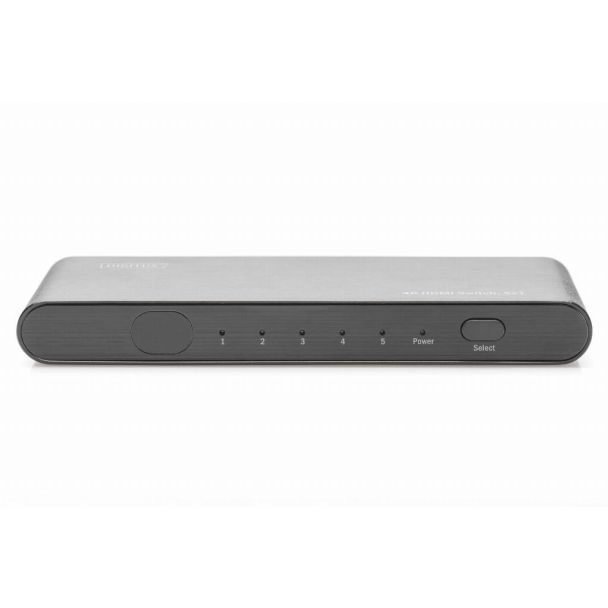 Digitus Commutatore 4K HDMI, 5x1