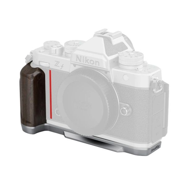 SmallRig L-Shape Handle for Nikon Z f Wooden (Silver)