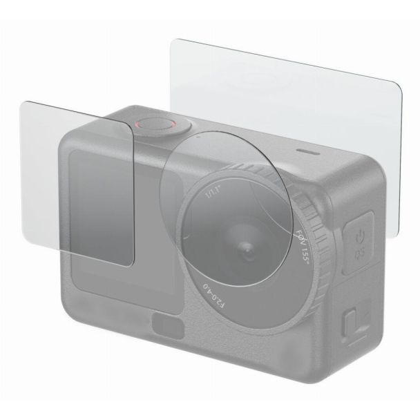 SmallRig Tempered Glass Screen Protector Kit for DJI Osmo Action 6