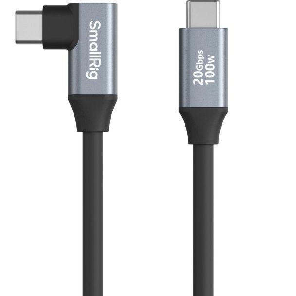 SmallRig 4791 USB cable 0.6 m USB C 20 Gbit/s 100 W Black, Grey