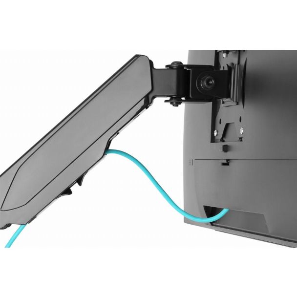 Digitus Porta monitor universale singolo con molla a gas, montaggio a parete