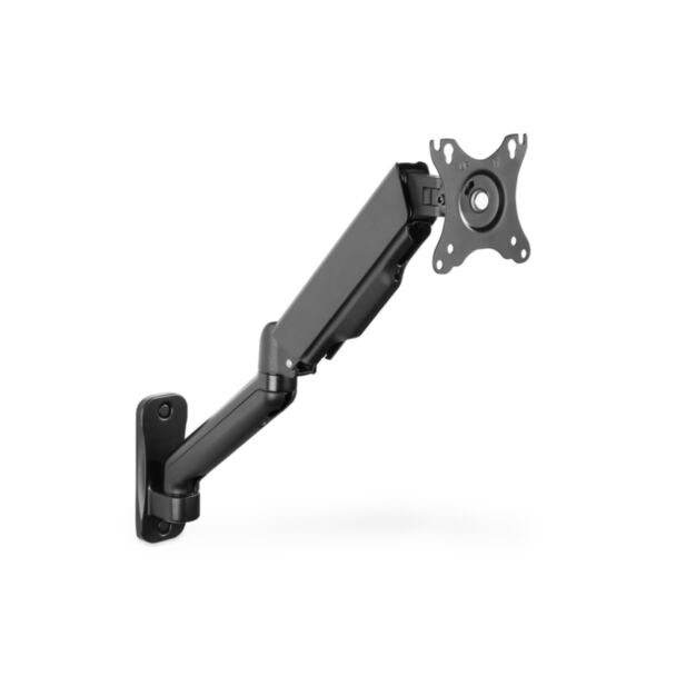Digitus Supporto a muro a molla a gas per un monitor 32", 9 kg max., nero