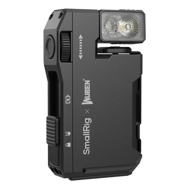 SmallRig Survival mini EDC Flashlight: 400 Lumens & 82m Throw, 65Hrs, IP65, RGB Alarm & Hands-Free Light