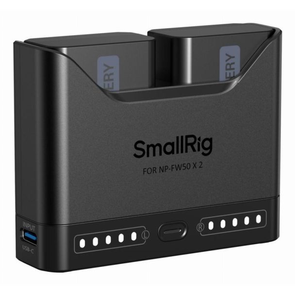SmallRig 5488 carica batterie Batteria per fotocamera digitale USB