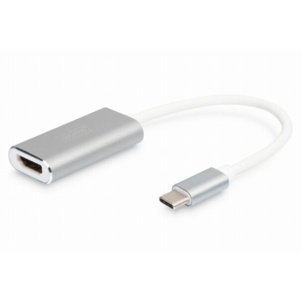 Digitus Adattatore grafico USB-C 3.2 Gen 1 a HDMI 1x HDMI, 4K/60Hz, scocca in alluminio